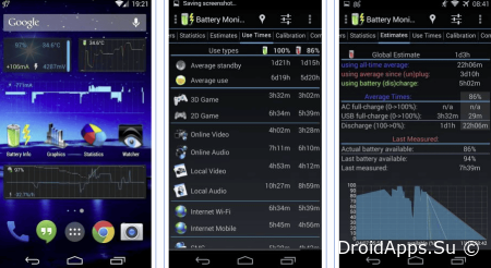 3C Battery Monitor Widget Pro
