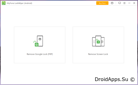 интерфейс iMyFone LockWiper